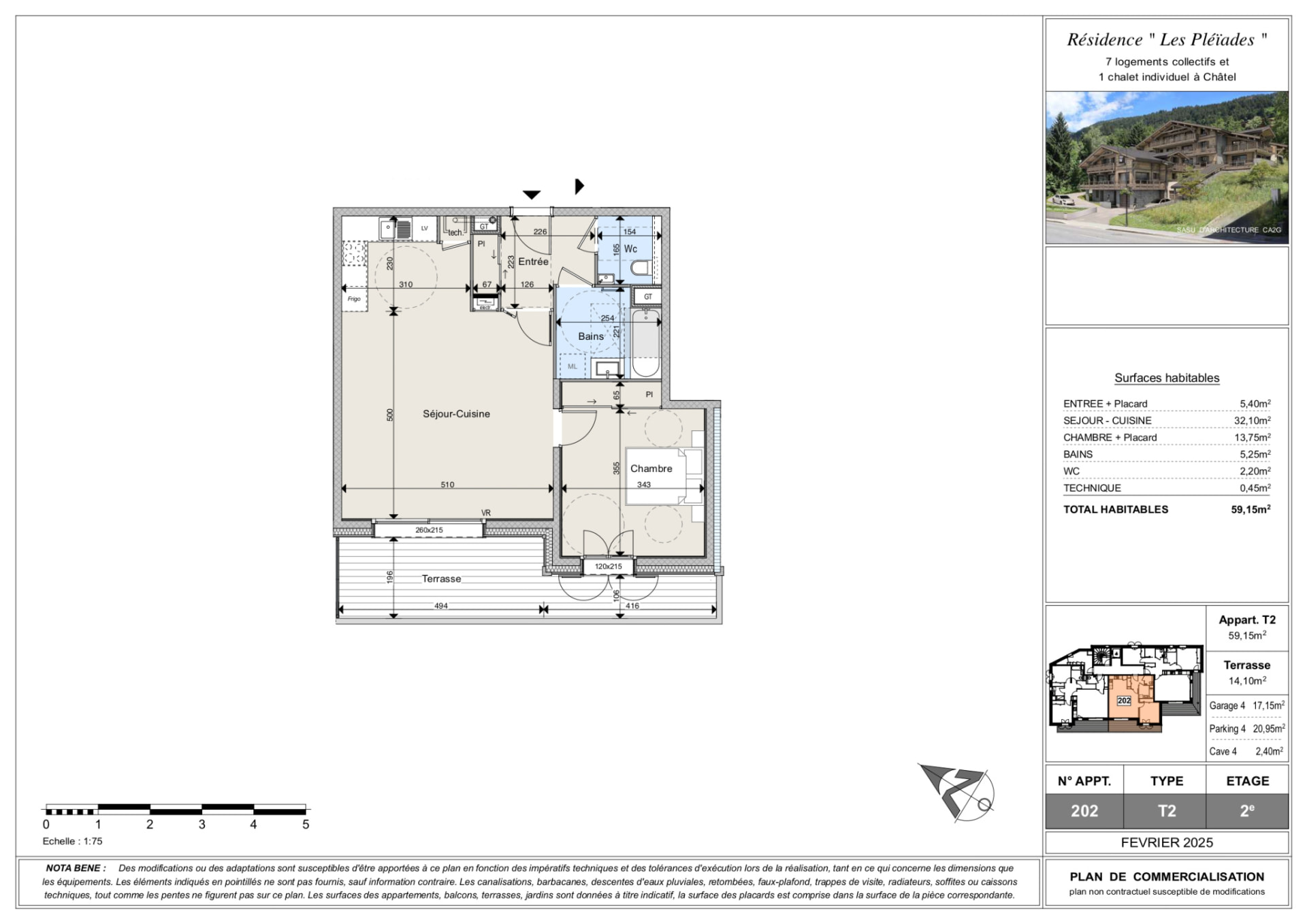 Appartement Grand T2 #202
