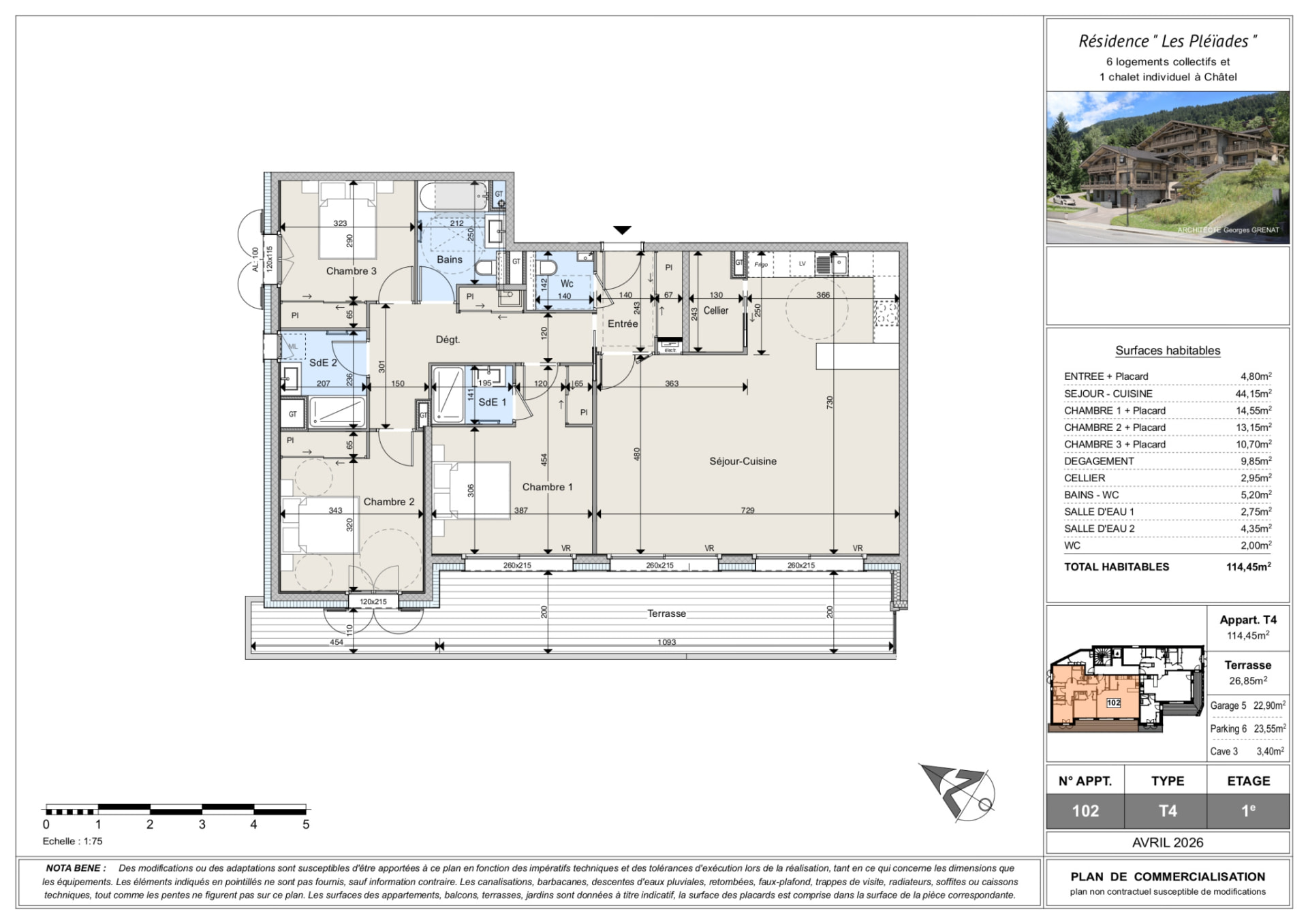 Appartement type T4 #102